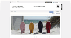 Desktop Screenshot of espadrillos.se